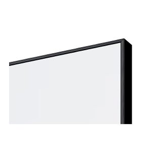 LX8 SLIM EDGE PORCELAIN WHITEBOARD FRAME BLACK