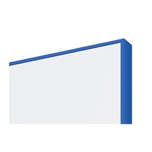 LX8 SLIM EDGE PORCELAIN WHITEBOARD FRAME BLUE