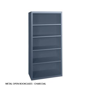 METAL OPEN BOOKACSES - CHARCOAL