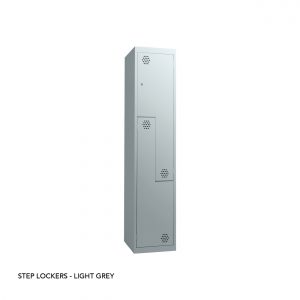 Step Lockers - Light Grey