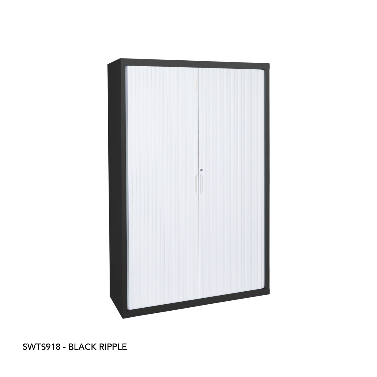 Tambour Cupboards - SWTS918 - Black Ripple