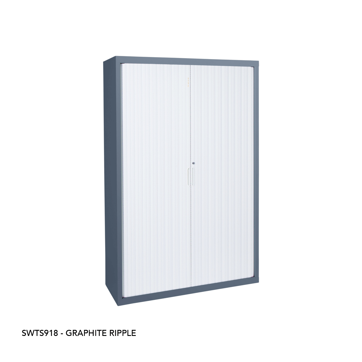Tambour Cupboards - SWTS918 - Graphite Ripple