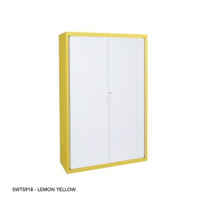 Tambour Cupboards - SWTS918 - Lemon Yellow