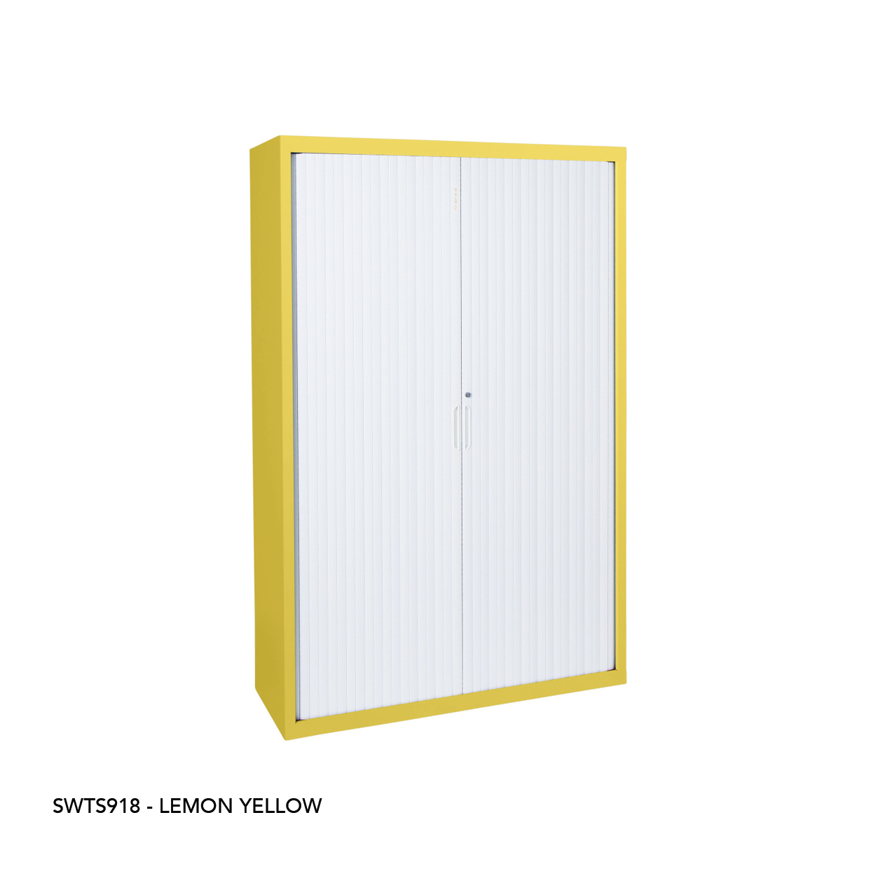 Tambour Cupboards - SWTS918 - Lemon Yellow