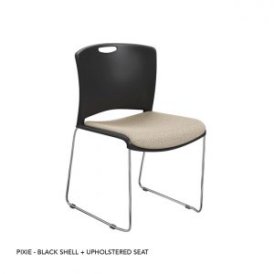PIXIE - BLACK - UPH SEAT