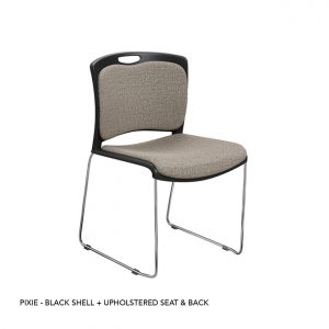 PIXIE - BLACK - UPH SEAT & BACK