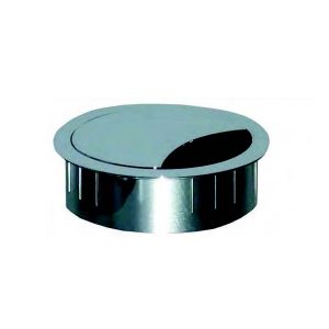 DESK GROMMET - SATIN CHROME