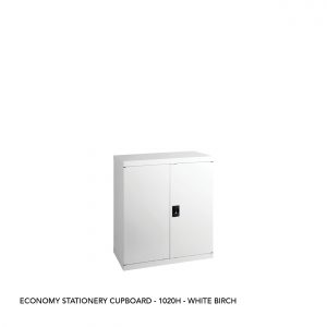 Economy Stationery Cupboard - 1020H - White Birch