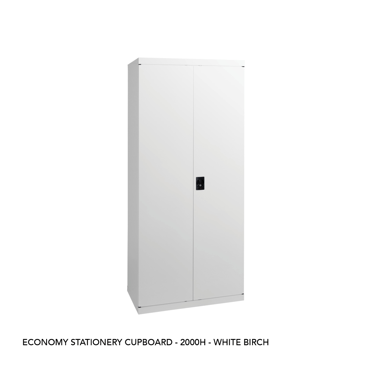 Economy Stationery Cupboard - 2000H - White Birch