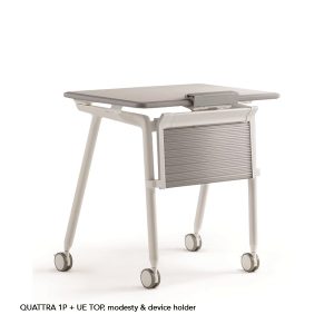 QUATTRA TABLE - 1P WITH UE TOP MODESTY & DEVICE HOLDER