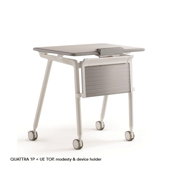 QUATTRA TABLE - 1P WITH UE TOP MODESTY & DEVICE HOLDER