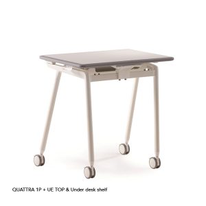 QUATTRA TABLE - 1P WITH UE TOP & SHELF